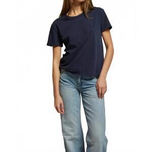 NEW PERFECTWHITETEE harley cotton short sleeve tee in navy